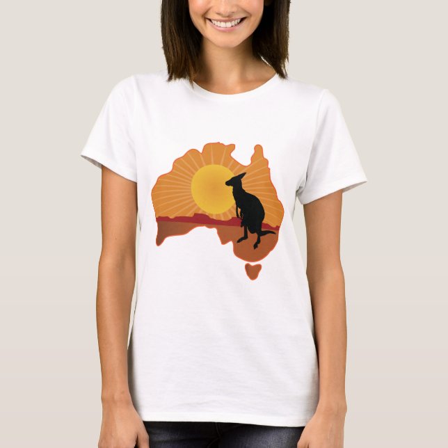 Camiseta Canguru de Austrália (Frente)