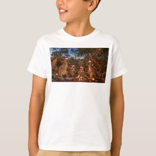 Camiseta Canguru de Natal Acampando