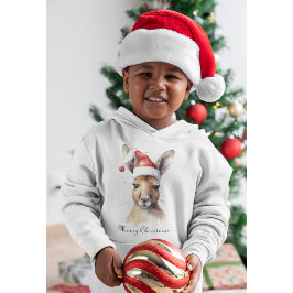 Camiseta Canguru de Natal, personalizável
