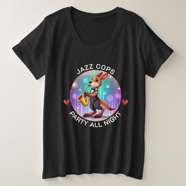 Camiseta Canguru engraçado (Frente do Design)