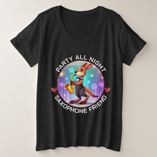 Camiseta Canguru engraçado (Frente do Design)