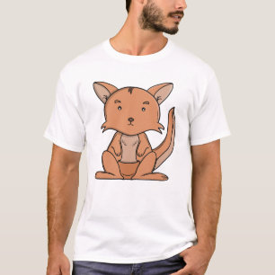 Camiseta Canguru Fofo Adorável Kawaii Animal Australiano