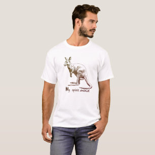 Camiseta Canguru meu animal do espírito