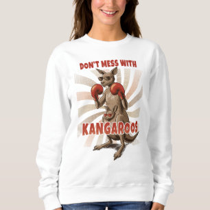 Camiseta Canguru nos óculos de sol - Gráfico de atitude aus