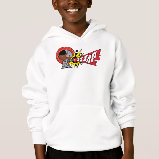 Camiseta Canhão Cibernético de Chibi Cyborg (Frente)