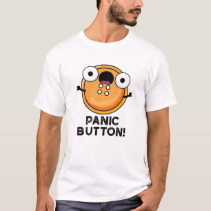 Camiseta Canhão de costura em forma de botão de pânico