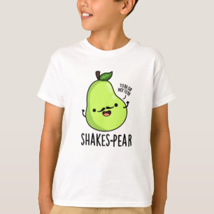 Camiseta Canhão de Fruta de pera-cor-de-rosa