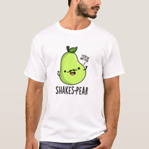Camiseta Canhão de Fruta de pera-cor-de-rosa