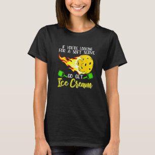Camiseta Canhão De Pickleball Para Mulheres Jogadoras De Pi