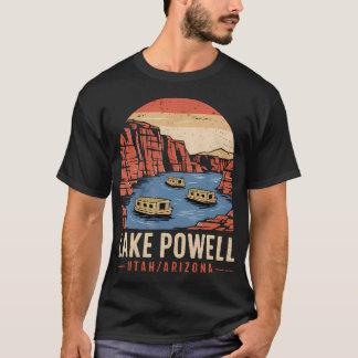 Camiseta Canhão do Lago Powell Vintage Utah Arizona Retro