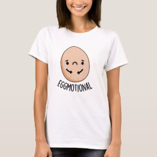 Camiseta Canhão Emocional Engraçado Emocional de Ovos