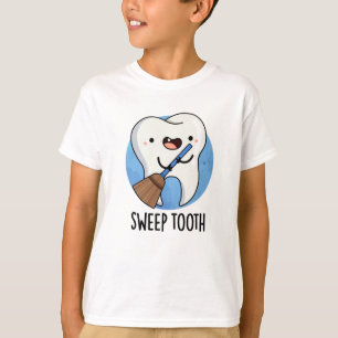 Camiseta Canhoto dentário com corte de dentes