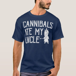 Camiseta Canibais Comeram Meu Tio