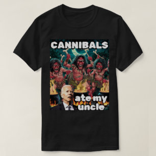 Camiseta Canibais Comeram Meu Tio