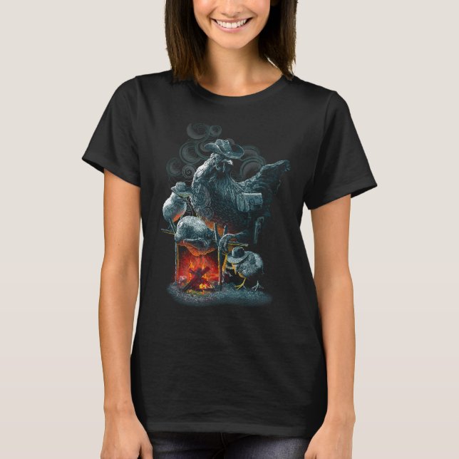 Camiseta CANIBAL Escolher preto (Frente)