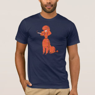 Camiseta Caniche de fumo