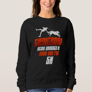 Camiseta Canicross Sendo Arrastado Para Cachorro 5k Executa