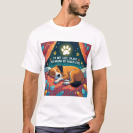 Camiseta Canina - Recarregar Meu Nível De Pawer -