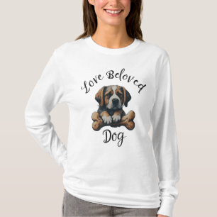 Camiseta Canina Sobre Tee: Vista o coração na Capa (ou