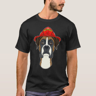 Camiseta Canine Handler I Fireman Dog I Bombeiro Boxer