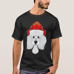 Camiseta Canine Handler I Fireman Dog I Bombeiro Poodle