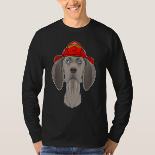 Camiseta Canine Handler I Fireman Dog I Bombeiro Weimara