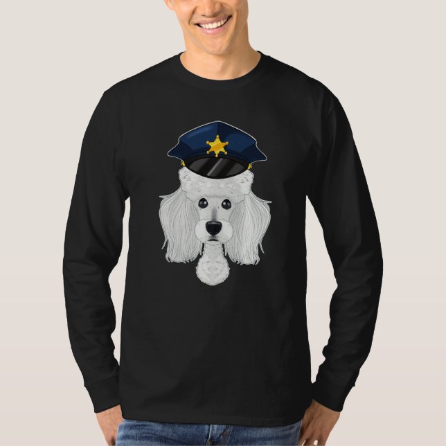 Camiseta Canine Handler I Policial Dog I Policial Poodle (Frente)