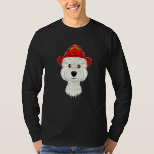 Camiseta Canine I Fireman Dog I Bombeiro West Highland T