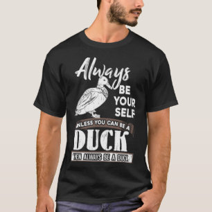 Camiseta Canino do Duck boston terrier