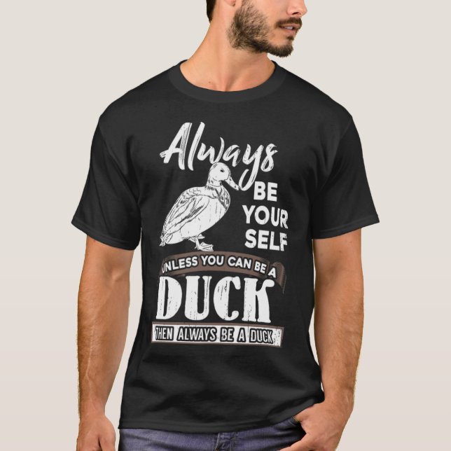 Camiseta Canino do Duck boston terrier (Frente)