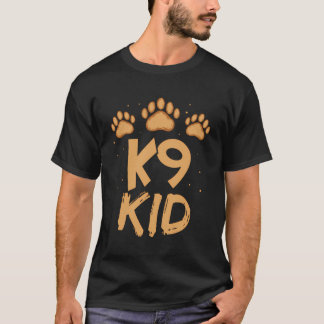 Camiseta Canino do Manipulador de Cachorros do Kid9