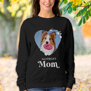 Camiseta Canino MOM Personalizado Pet Foto Cardíaca Pet Lov