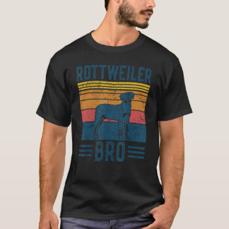 Camiseta Canino Rottweiler Bro Vintage Rottweiler Bro 1