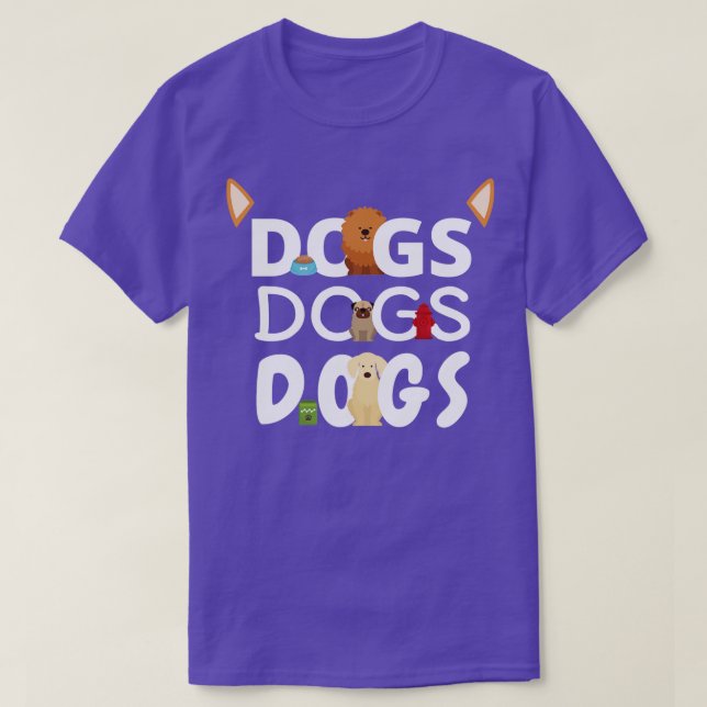 Camiseta Caninos Cães Cães Pet Wagging Tail Puppy Gift (1) (Frente do Design)