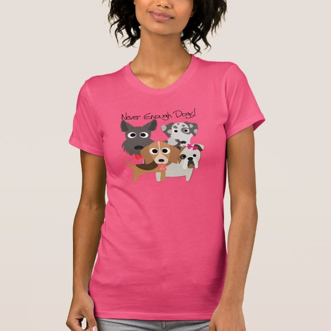 Camiseta Caninos Nunca Suficientes (Frente)