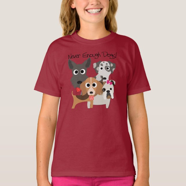 Camiseta Caninos Nunca Suficientes (Frente)