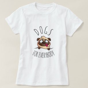 Camiseta Caninos para todos Cachorro Engraçado