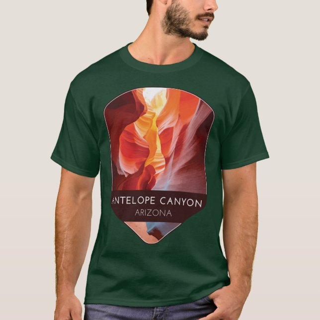 Camiseta Cânion do Antílope Arizona retrô (Frente)