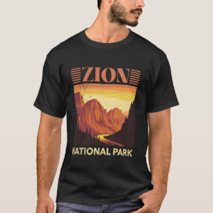 Camiseta Cânion PARQUE NACIONAL ZION Engraçado Zion