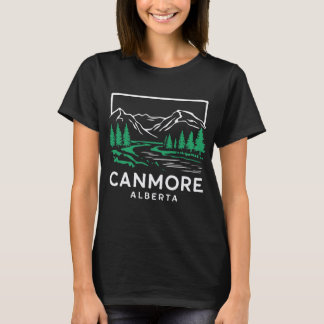 Camiseta Canmore Alberta, Retro Town