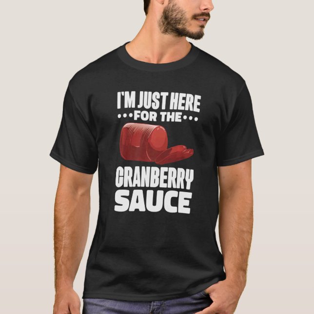 Camiseta Canned Cranberry Sauce Jellied Happy Thanksgiving  (Frente)