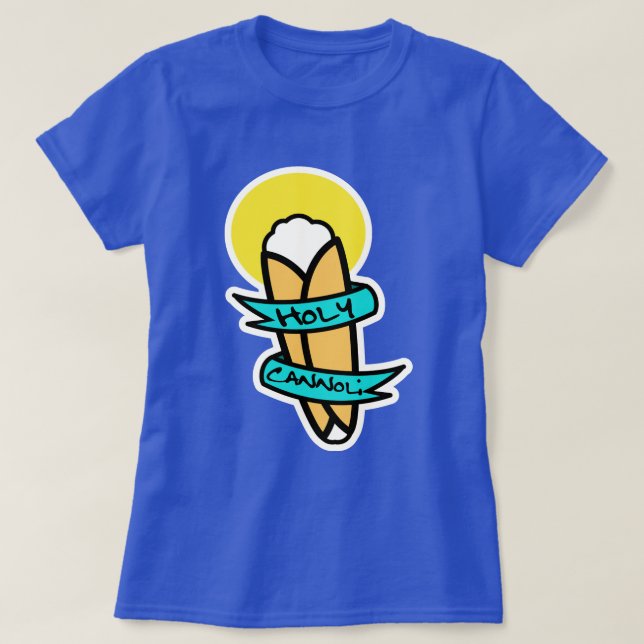 Camiseta Cannoli santamente (Frente do Design)