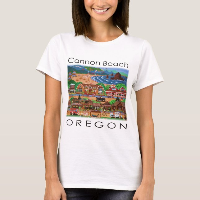 Camiseta Cannon Beach ~ Oregon (Frente)