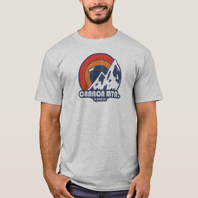 Camiseta Cannon Mountain New Hampshire Sun Eagle (Frente)