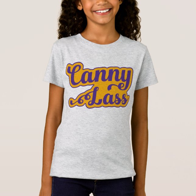 Camiseta Canny Lass, Geordie Slang T-Shirt, Newcastle (Frente)