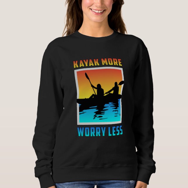 Camiseta Canoa de Kayak Kayaking Canoing Paddle Funny Gift (Frente)