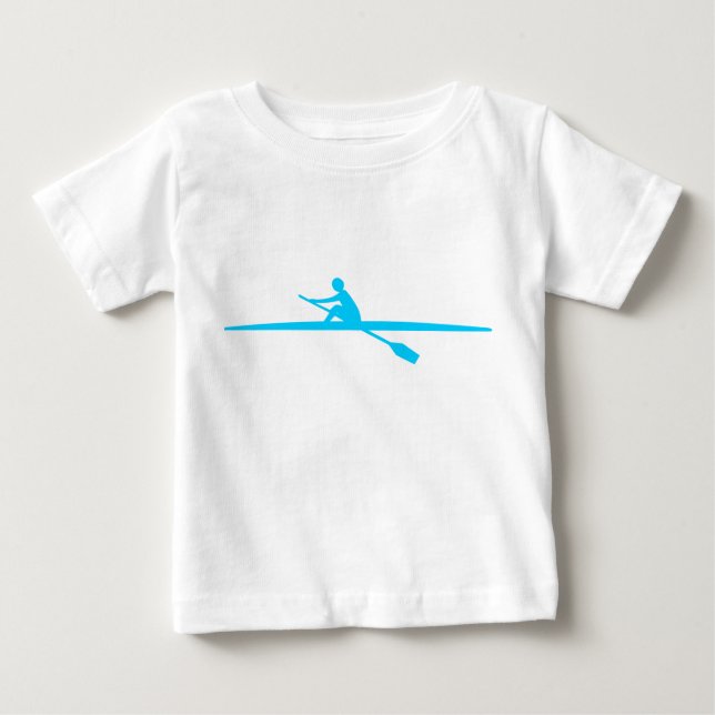 Camiseta Canoagem - Azul-Céu (Frente)