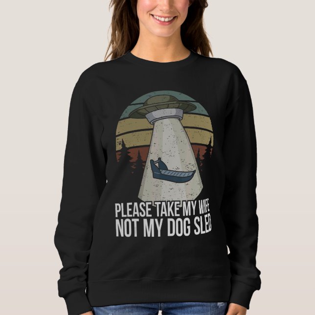 Camiseta Canoagem de Cachorro   Alaska Mushing   Musher (Frente)