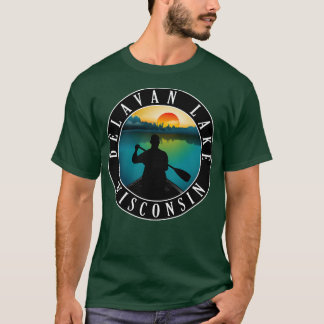 Camiseta Canoagem de Delavan Lake Wisconsin