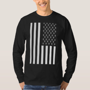 Camiseta Canoagem de Kayak, Bandeira dos Estados Unidos, no